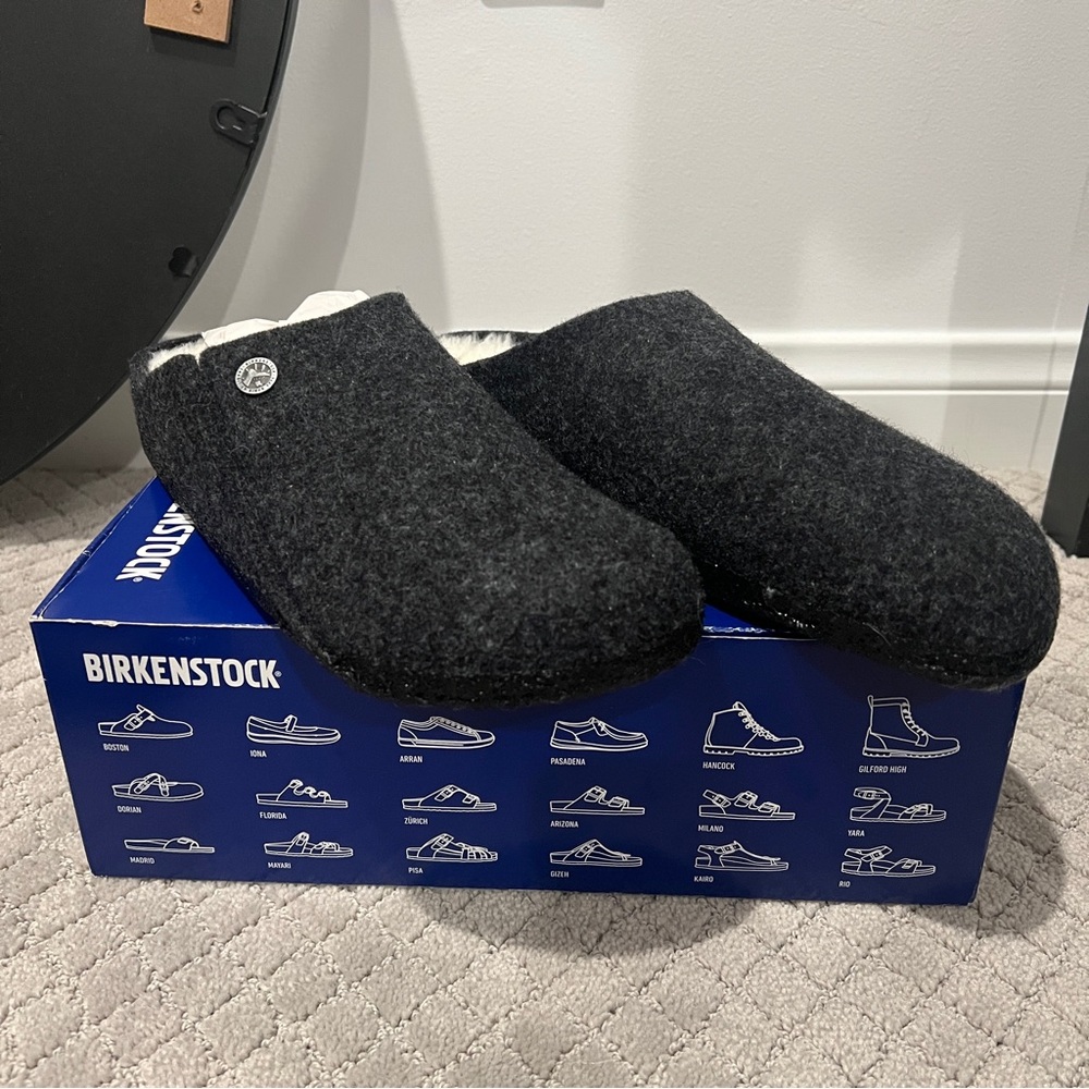 Womens 40 Narrow Birkenstock Zermatt Clogs Slippers NEW